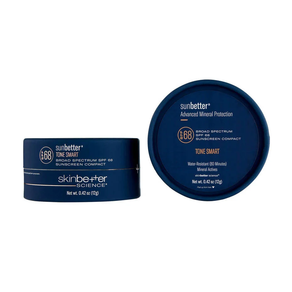 SunBetter Tone Smart Broad Spectrum SPF-68 Sunscreen Compact